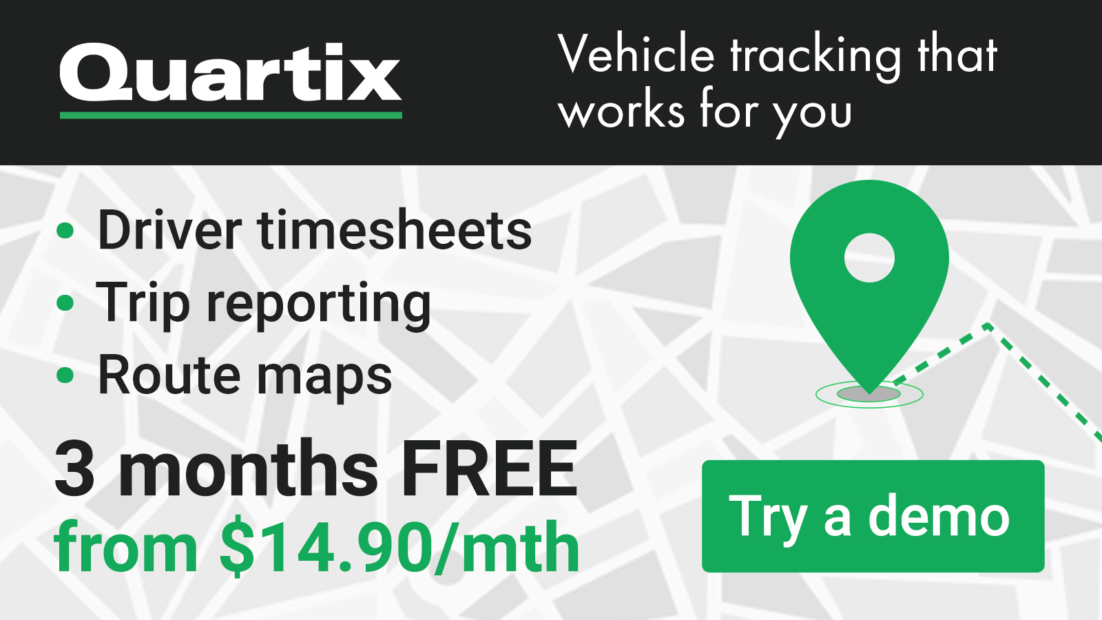 3 months FREE vehicle tracking this Fall