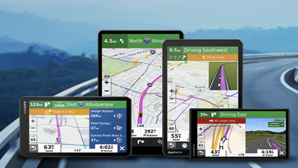 Garmin Dezl™ OTR Series Truck Navigators – from 5.5” to the extra-large 10”