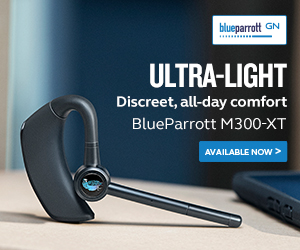 BlueParrott M300-XT – Our smallest and lightest Bluetooth® headset with 80%